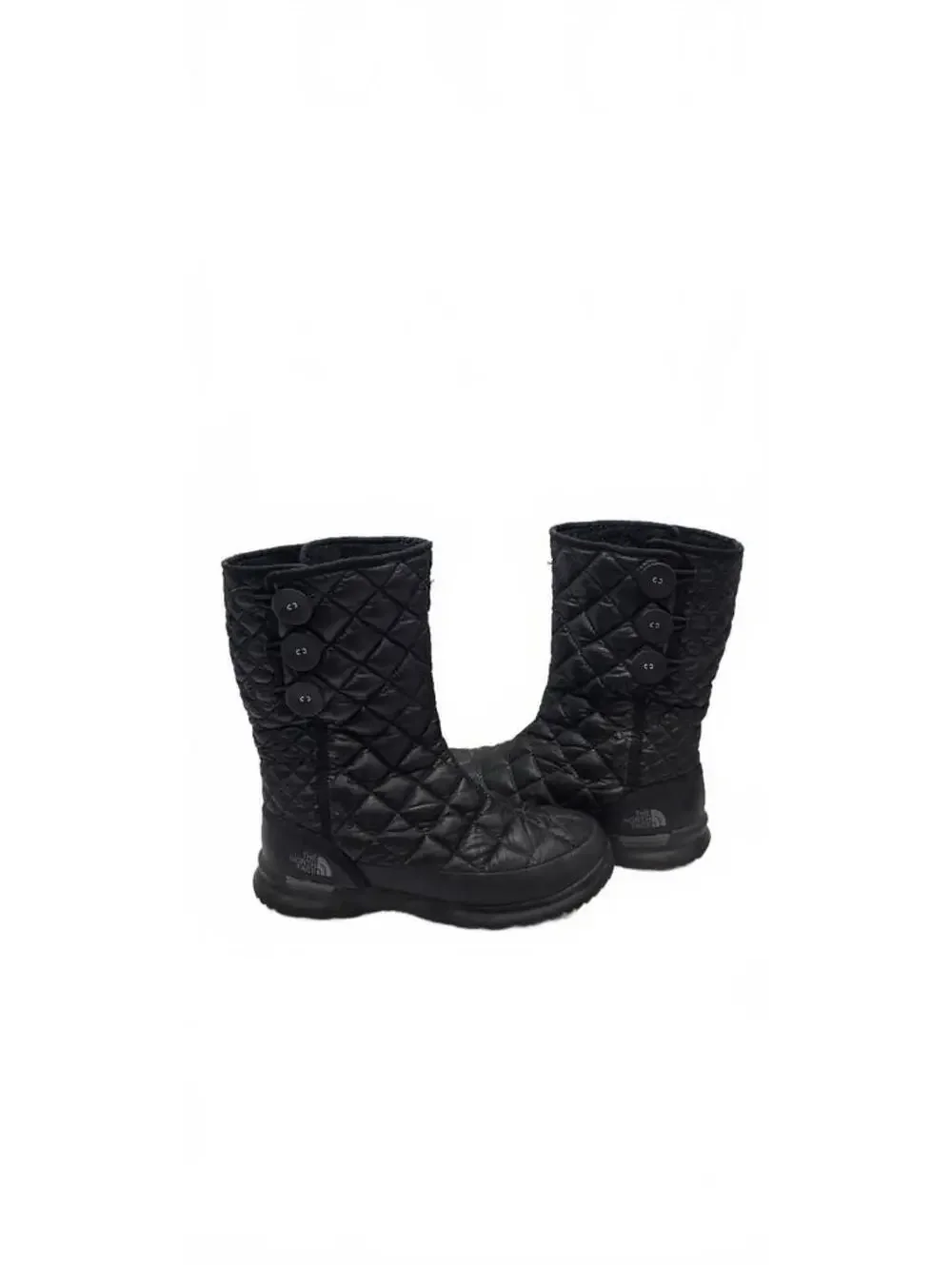 The North Face Women's Quilted ThermoBall Mid-Calf Boots Black